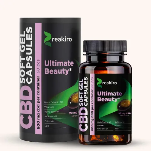 600mg CBD Capsules Ultimate Beauty | 60 pcs