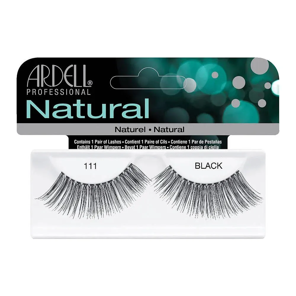 Ardell 100% Human Hair False Fashion/Natural Eye Lashes 111 Black