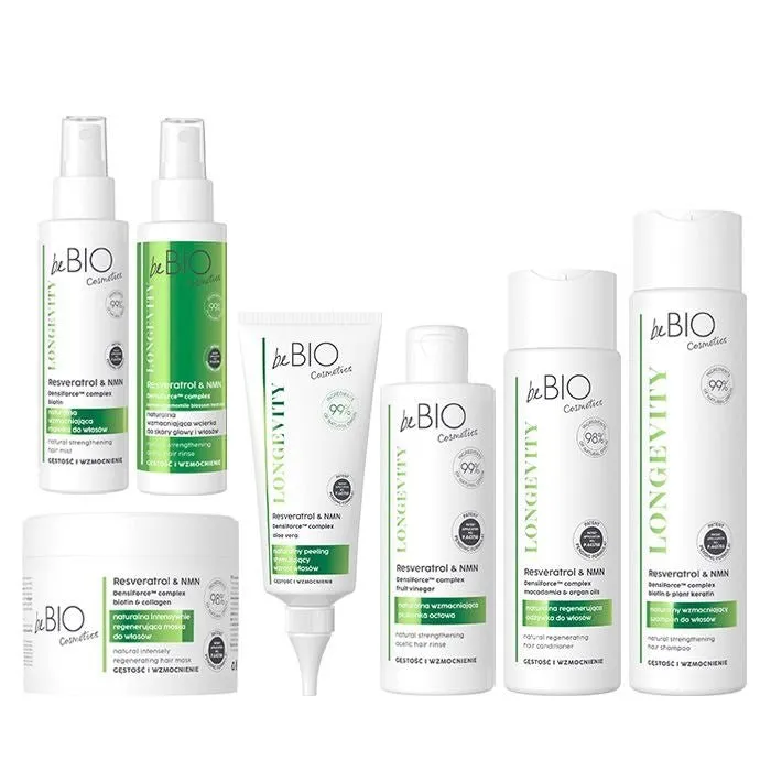 BeBio Longevity Thick & Strong Hair Set of 7 hair care products