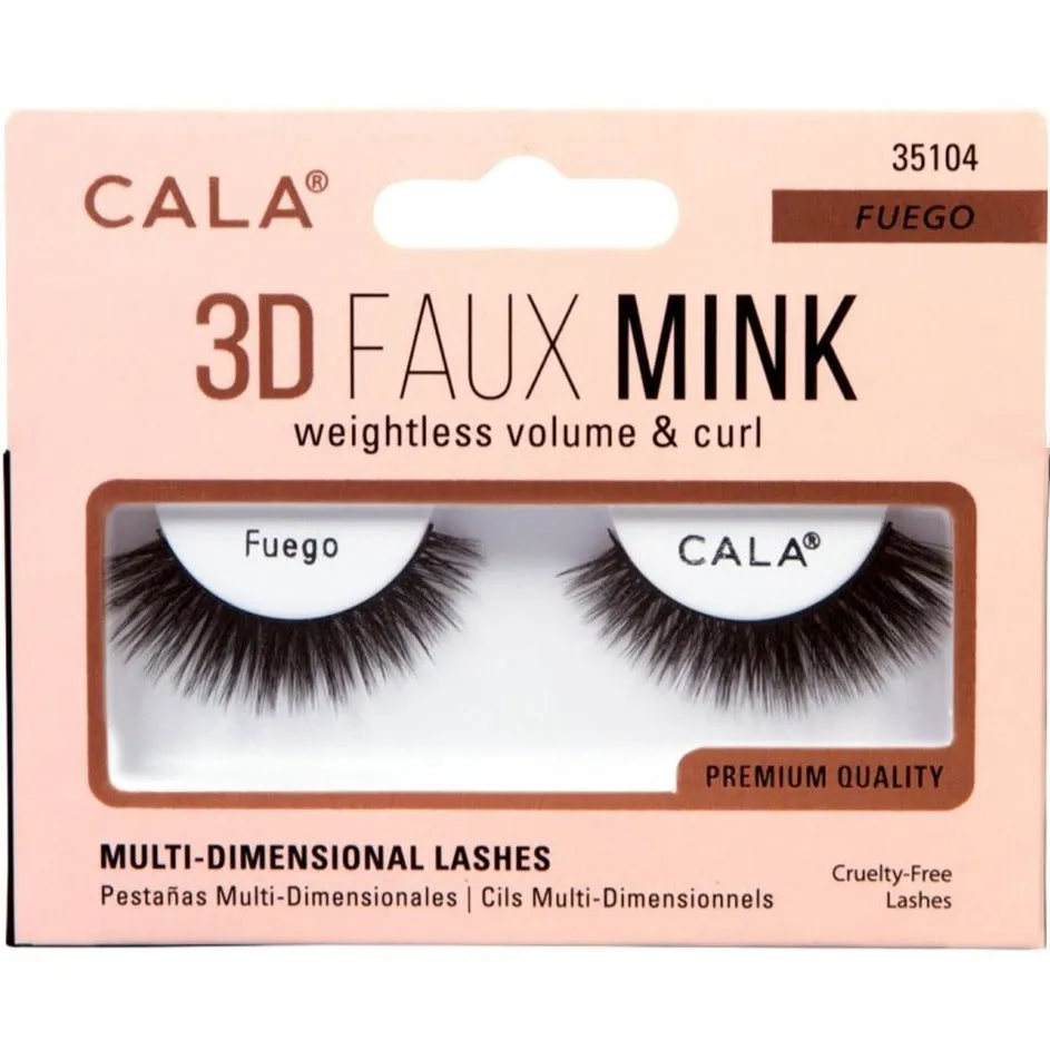 Cala 3D Faux Mink Lashes: Fuego