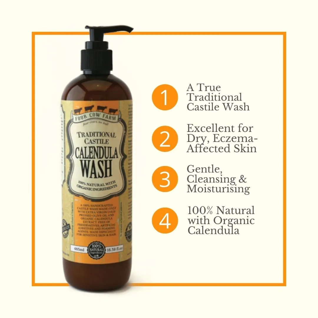 Calendula Hair & Body Wash 485ml | Pure Castile