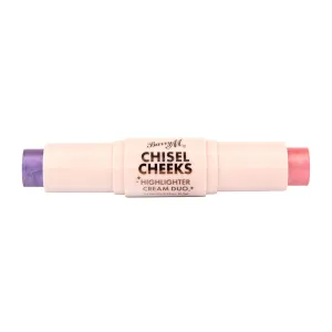 Chisel Cheeks Highlighter Cream Duo | Lilac/Pink