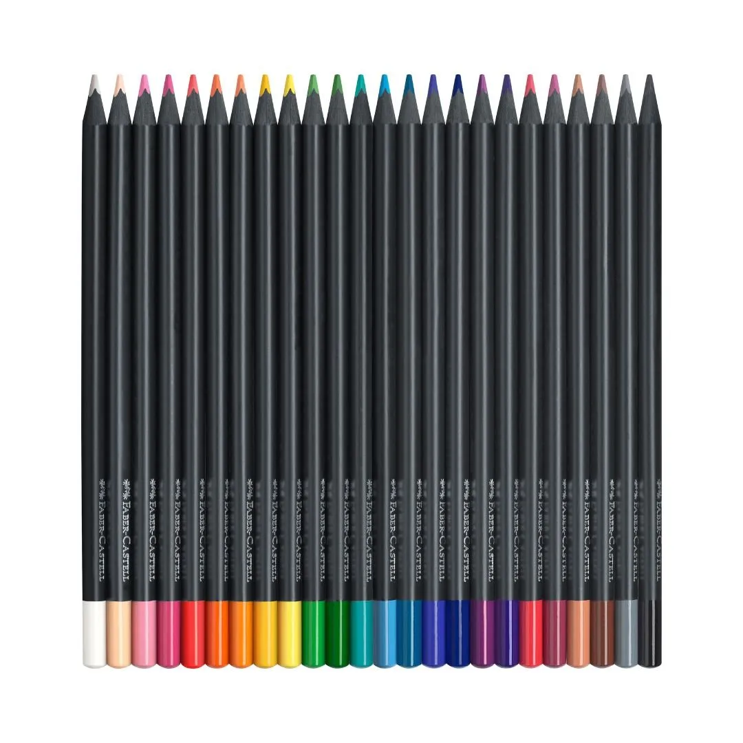 Colour Pencils Black Edition Set of 24 Faber-Castell