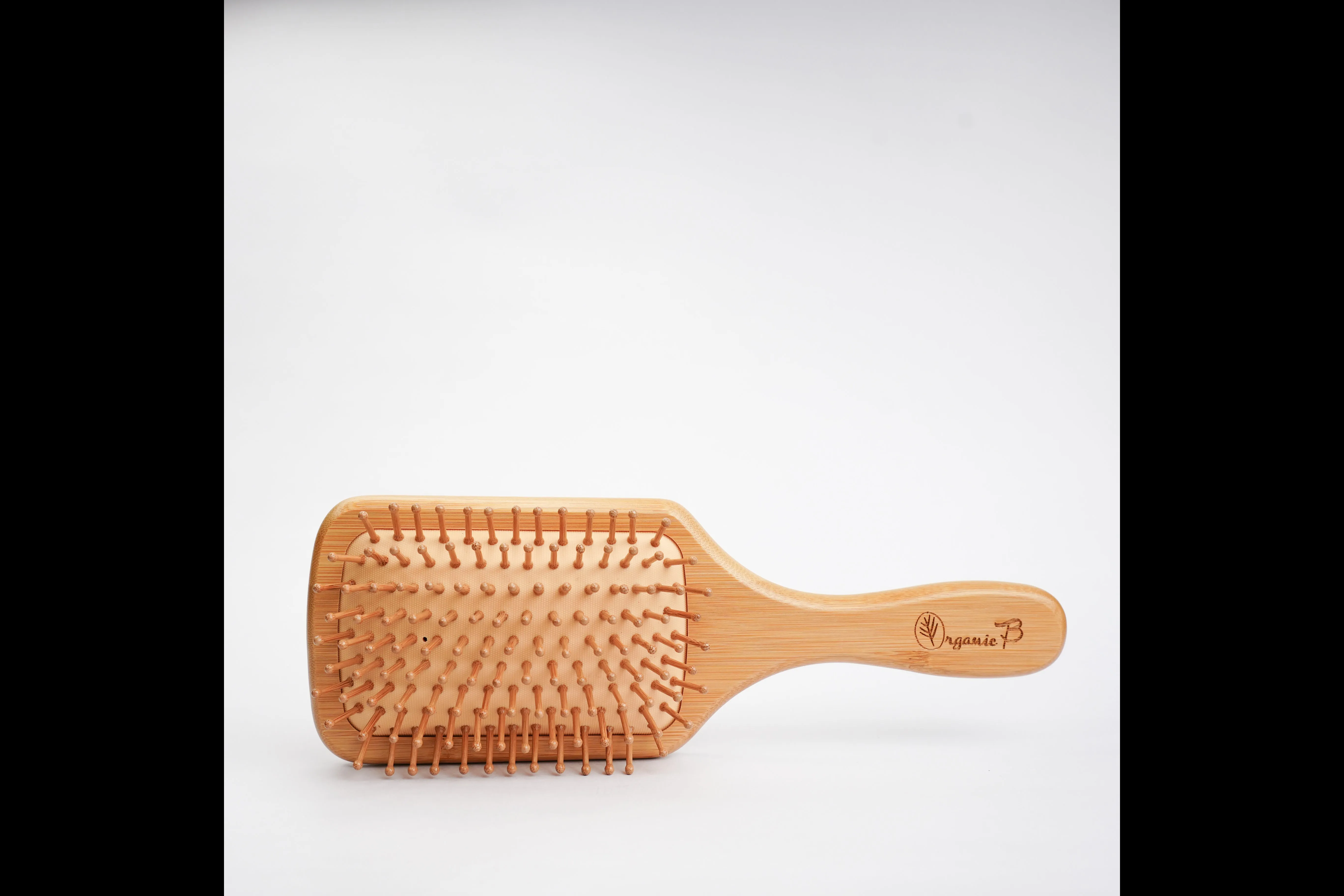 Detangling &  Anti-frizz Bamboo Bliss Tulda Paddle hairBrush | Sqaure, Large