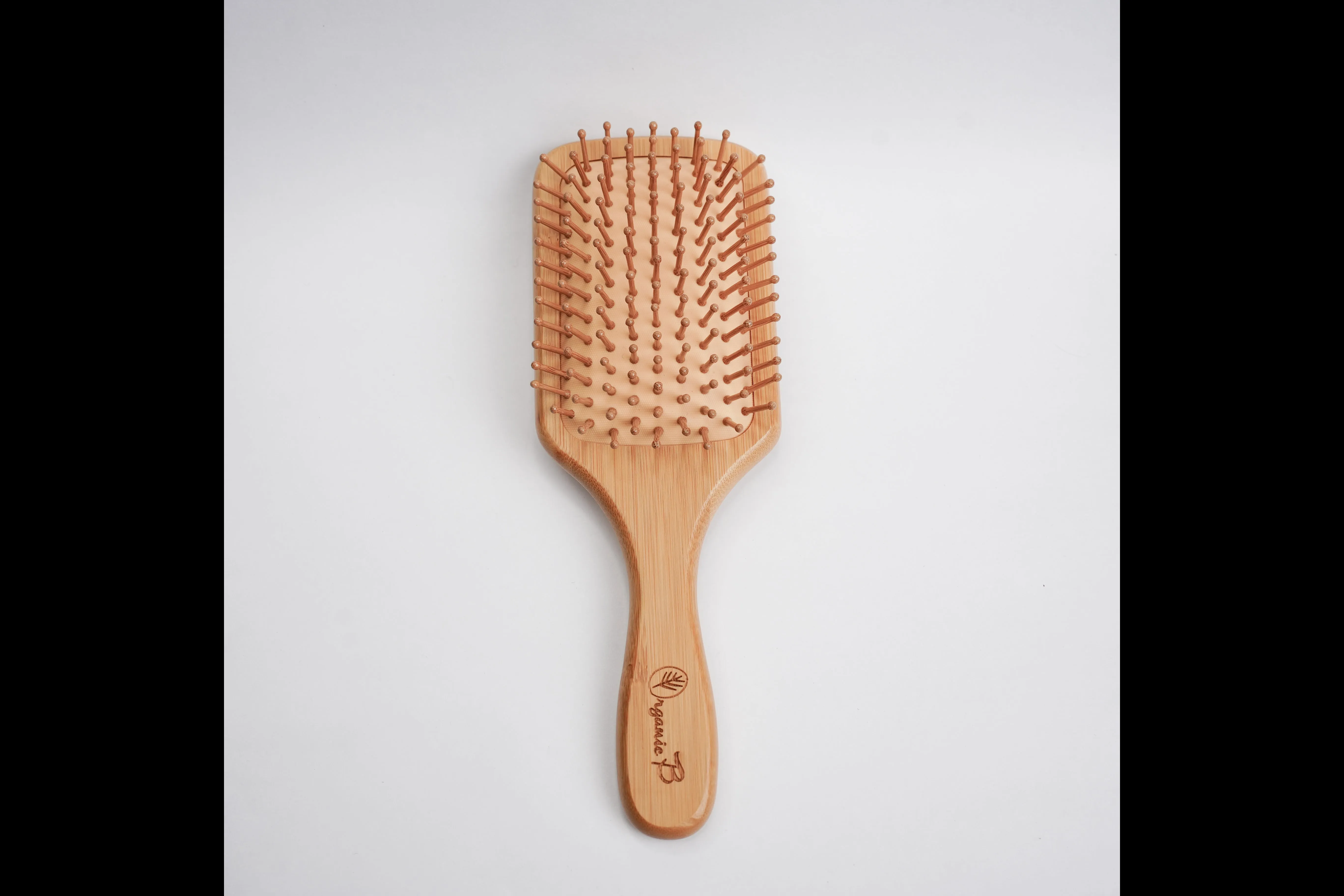 Detangling &  Anti-frizz Bamboo Bliss Tulda Paddle hairBrush | Sqaure, Large