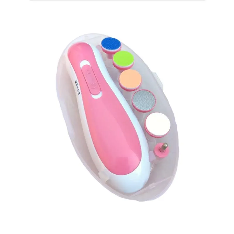 Electronic Baby Nail Trimming And Grooming Kit With LED Light