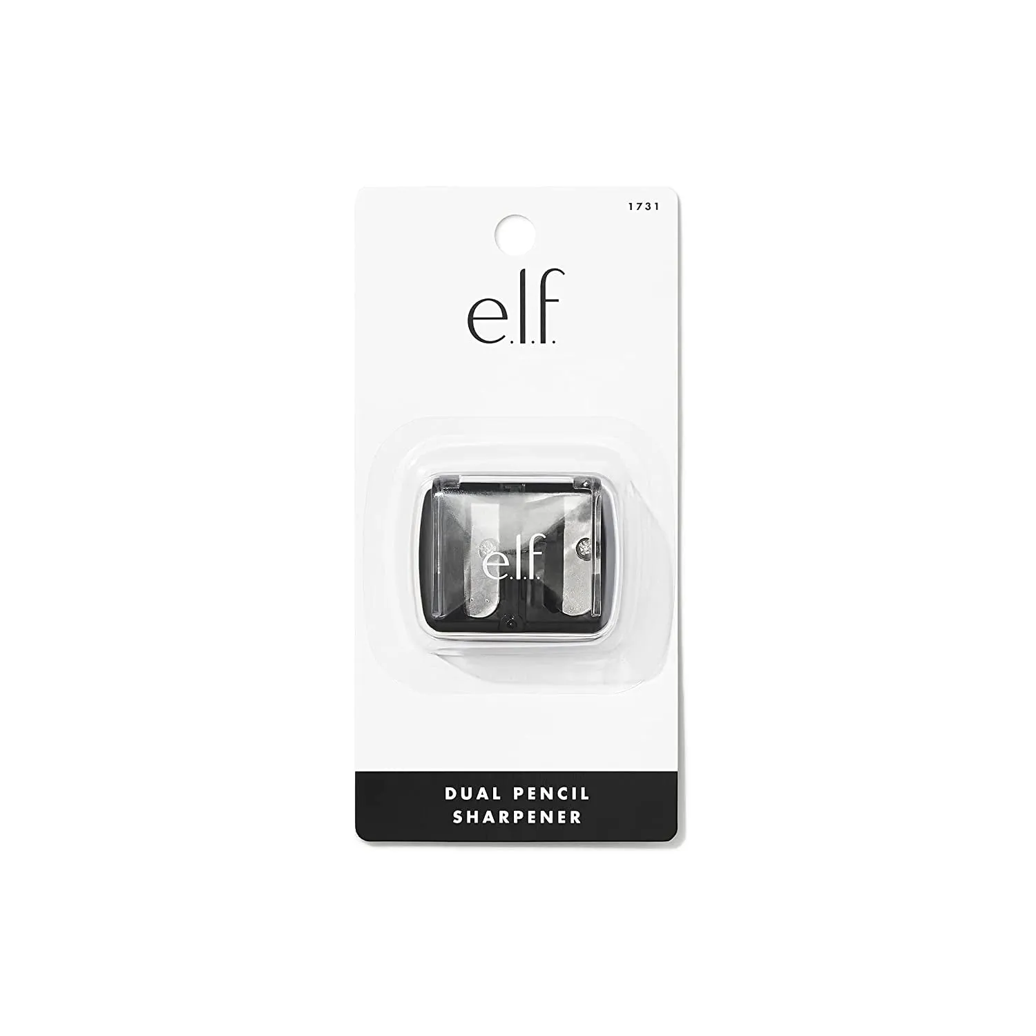 E.L.F, Dual-Pencil Sharpener, Convenient, Essential Tool, Sharpens, Easy to Clean, Travel-Friendly, Compact, 1 Count (Pack of 1)