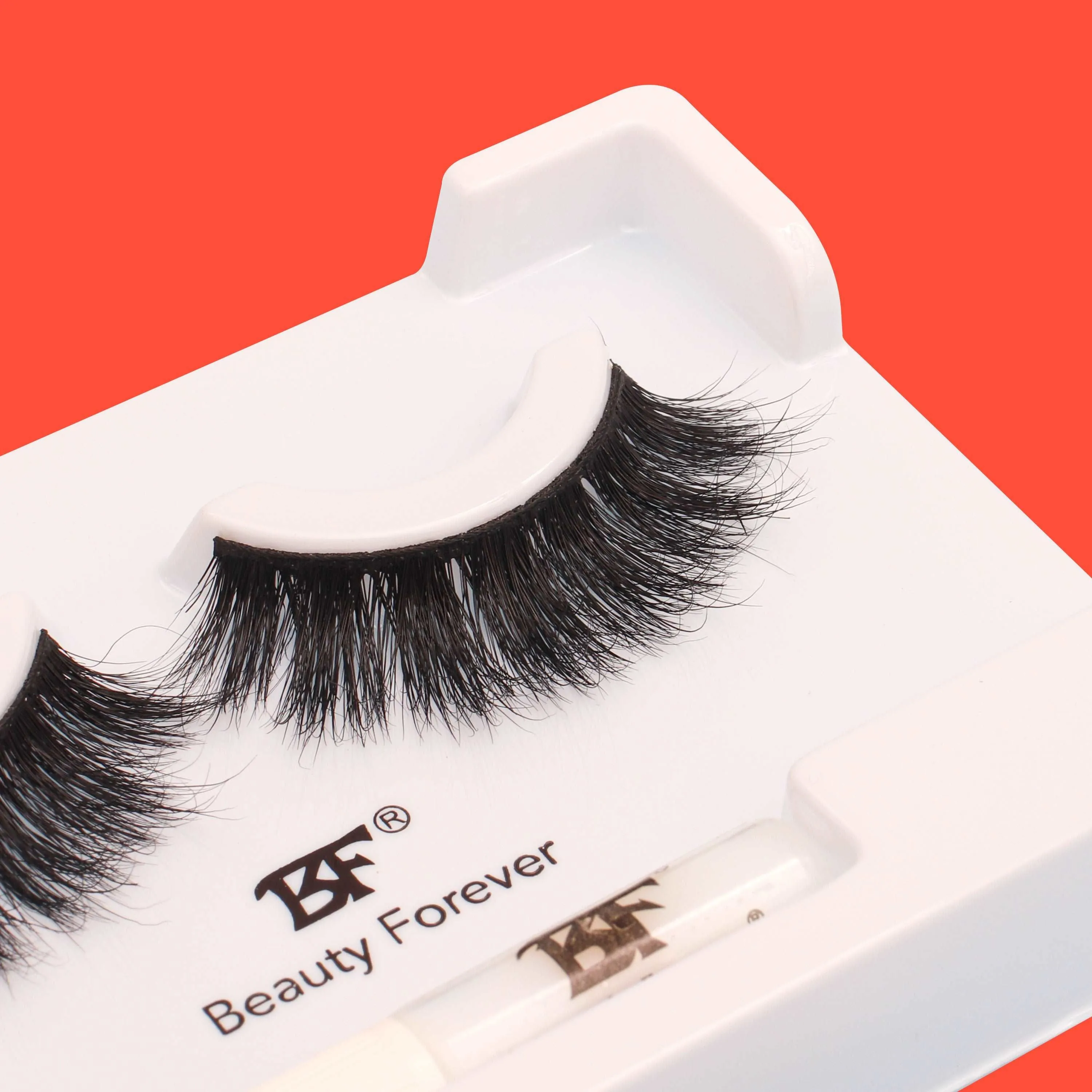 Faux Mink 3D Eyelashes- Kiara No. 124 (Texture & Lengthening Drama Effect)