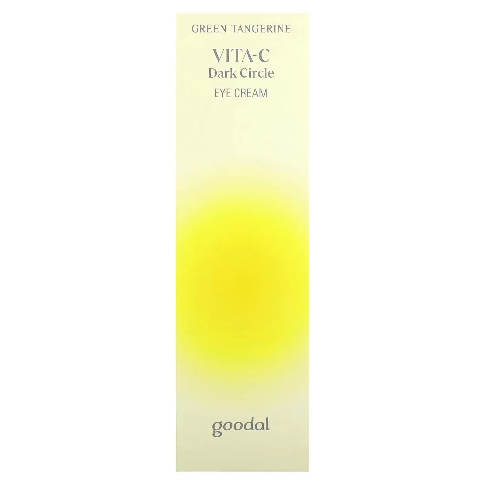 Goodal Green Tangerine Vita-C cream for dark circles around the eyes, 30 ml.