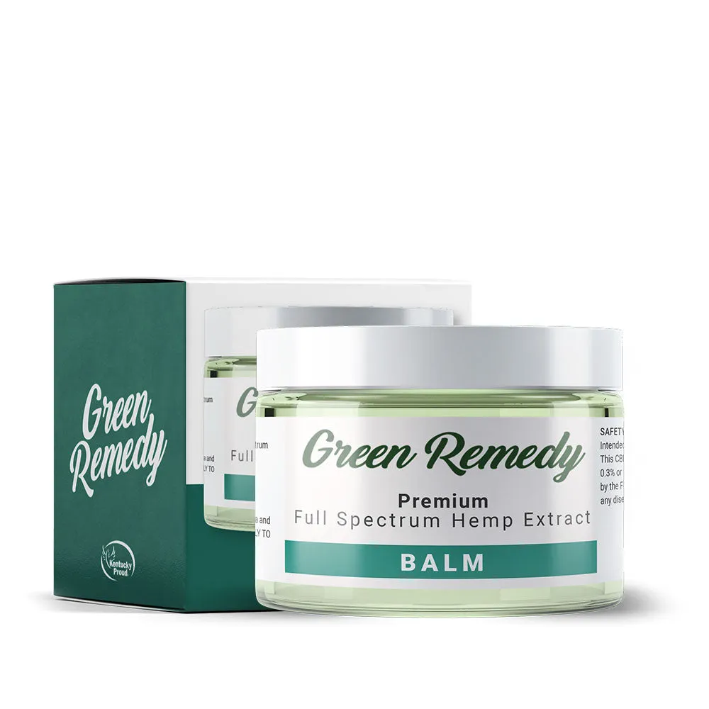 Green Remedy 500mg CBD Oil Balm