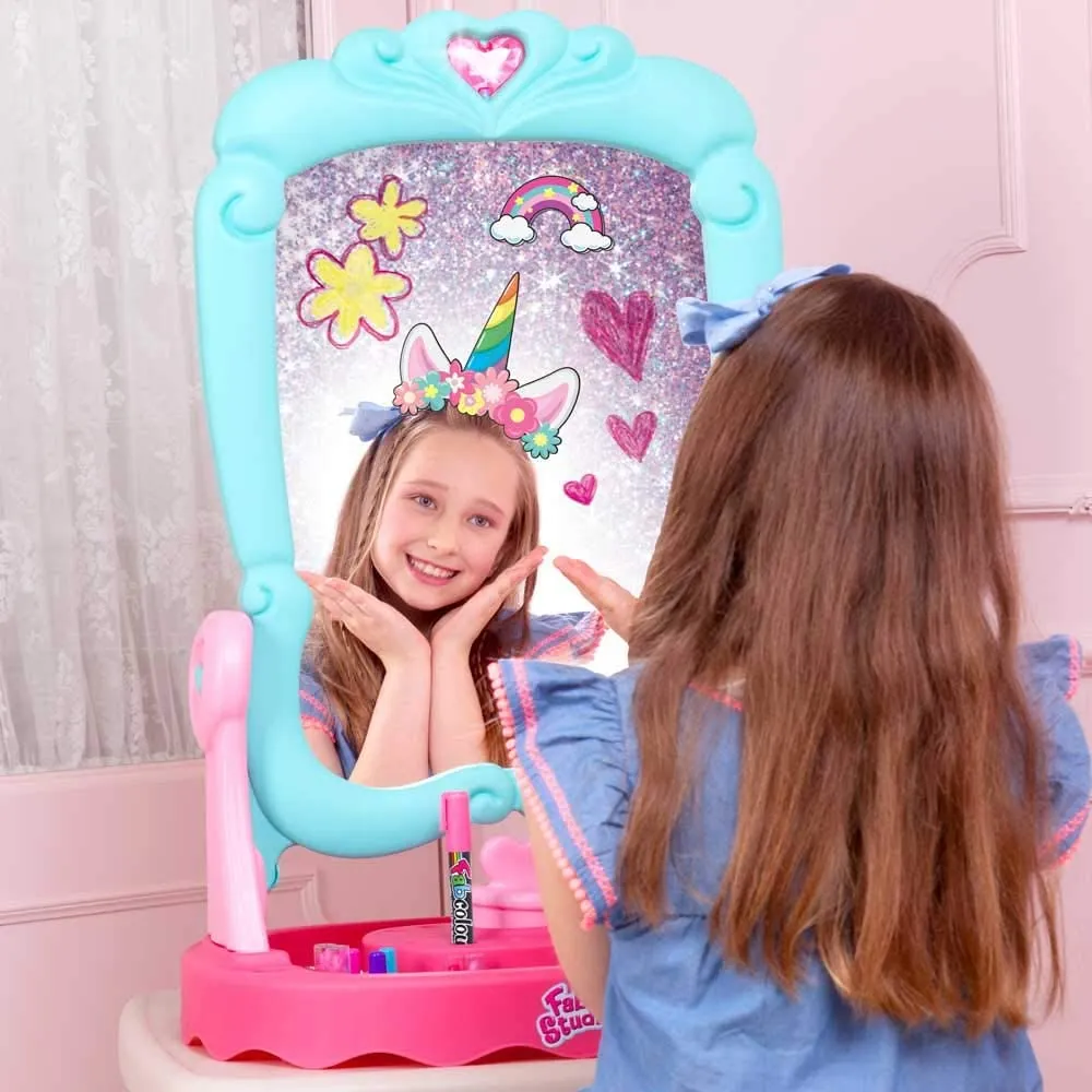 GROW N UP Vanity Set Fab Studio: FabStudio 3 in 1 Vanity Easel combines role play and creative play in one - 6041