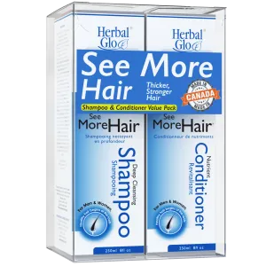 Herbal Glo See Hair More Shampoo & Conditioner Combo Pack