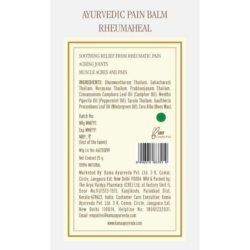 Kama Ayurveda Rheumaheal Pain Balm