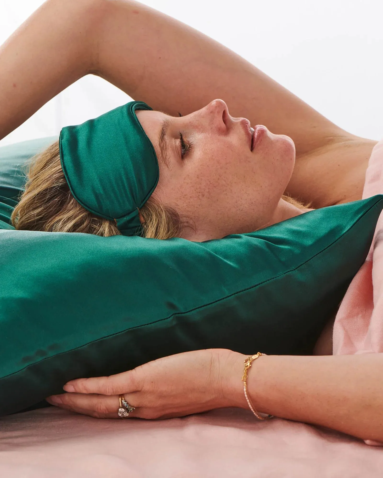 Kip & Co - Botanica Green - Silk Pillowcase