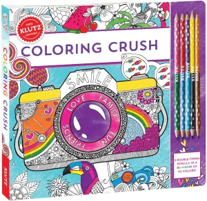 KLUTZ - Coloring Crush (Book and Colouring Kit)