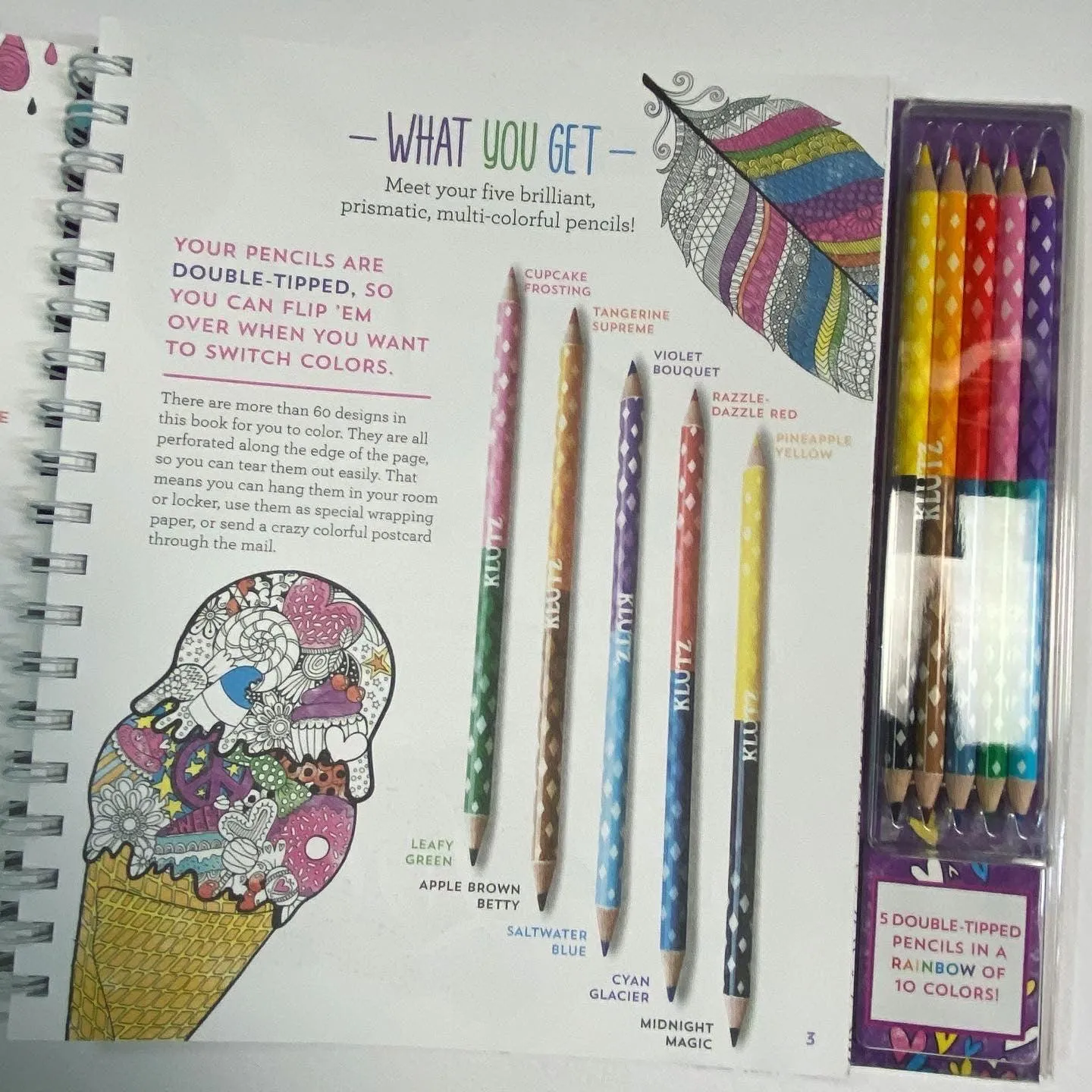 KLUTZ - Coloring Crush (Book and Colouring Kit)