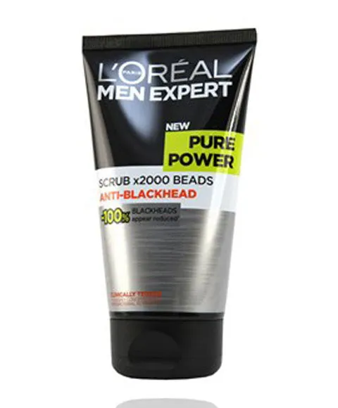 Loreal Men Expert Pure Power Scrub X2000 Beads Anti Blackhead