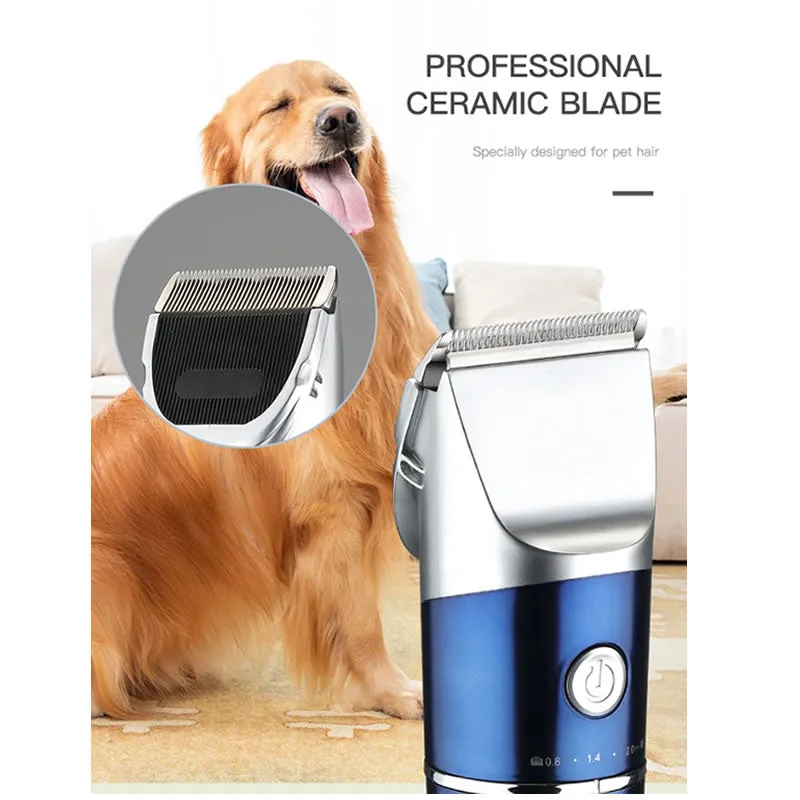 Low Noise Rechargeable Cordless Pet Hair Trimmer V-098