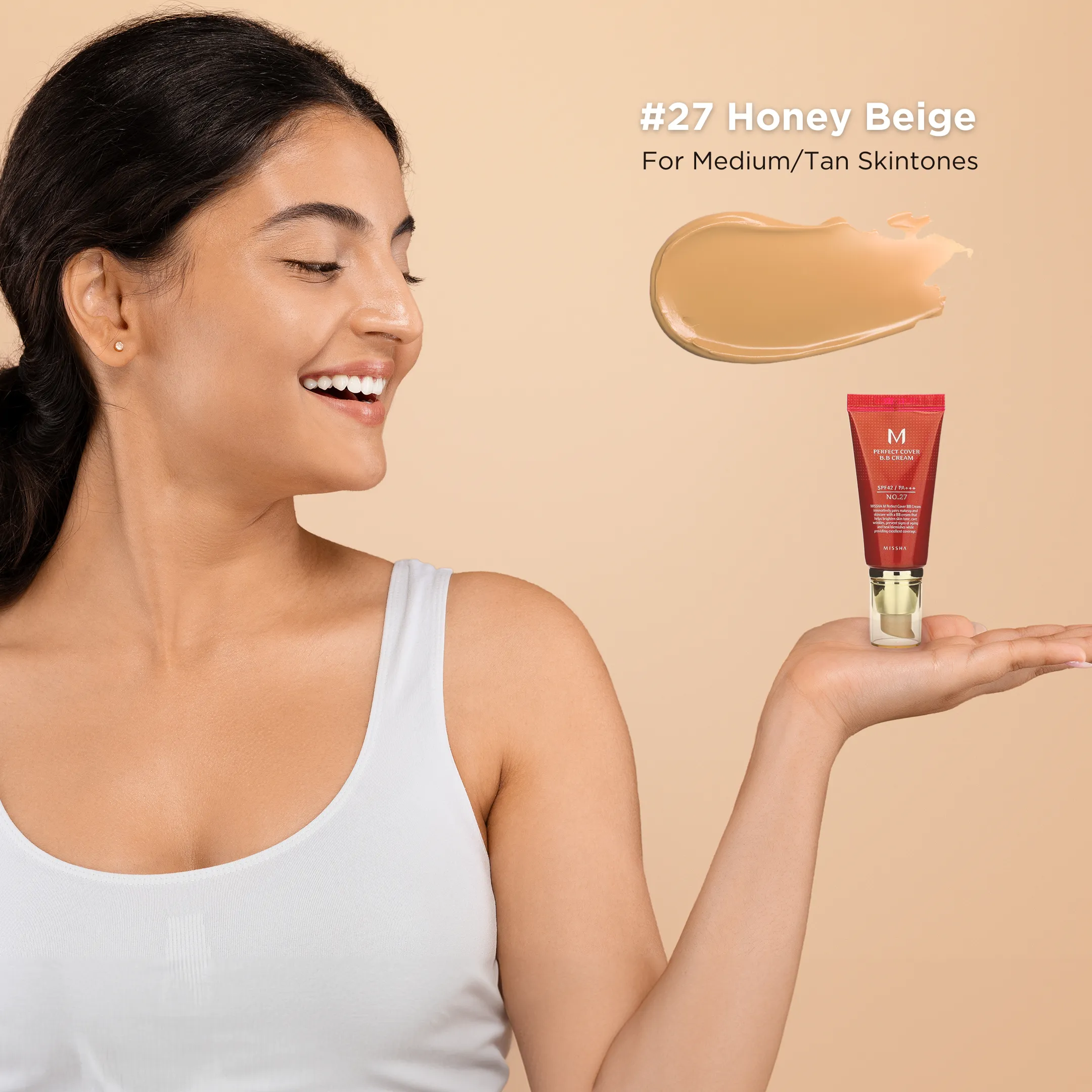 M Perfect Cover BB Cream SPF 42 PA    (27 Honey Beige)