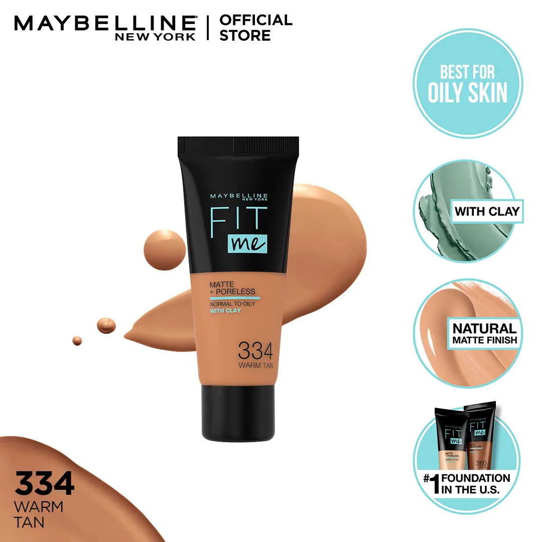 Maybelline New York Fit Me Matte   Poreless Face Foundation - 30ml