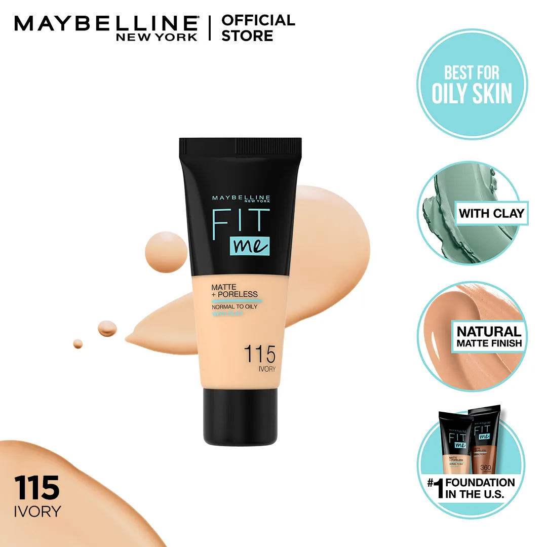 Maybelline New York Fit Me Matte   Poreless Face Foundation - 30ml