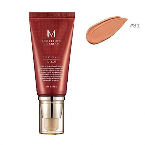 [Missha] M Perfect Covering BB Cream SPF42 PA    (7 colors)