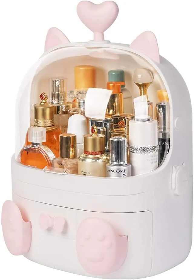 Multifunctional Cat Shape Makeup Organizer