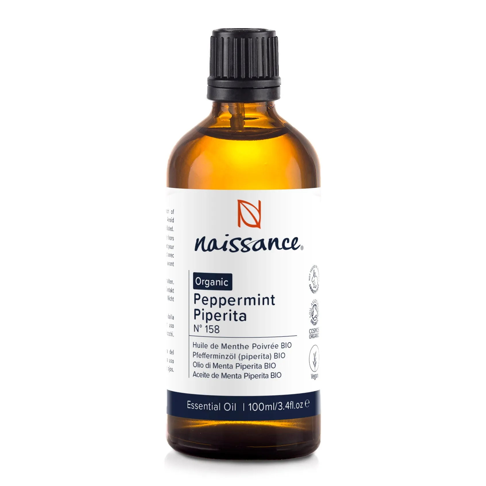 Peppermint Piperita Organic Essential Oil (No. 158)