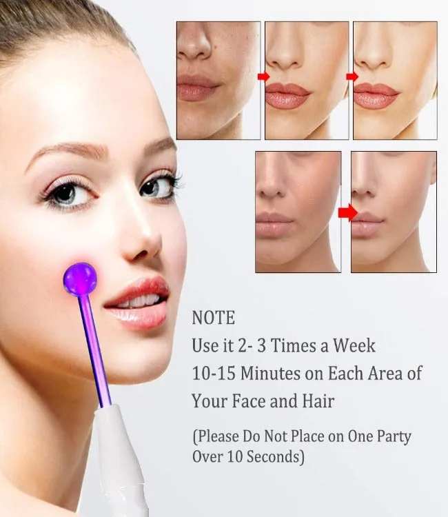 Portable High Frequency Facial Therapy Wand