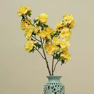 Pure Home and Living, Azalea Flower Stem,Yellow