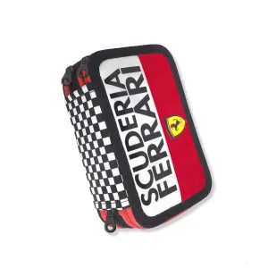 Scuderia Ferrari Panini 3 Zip Equipped Case