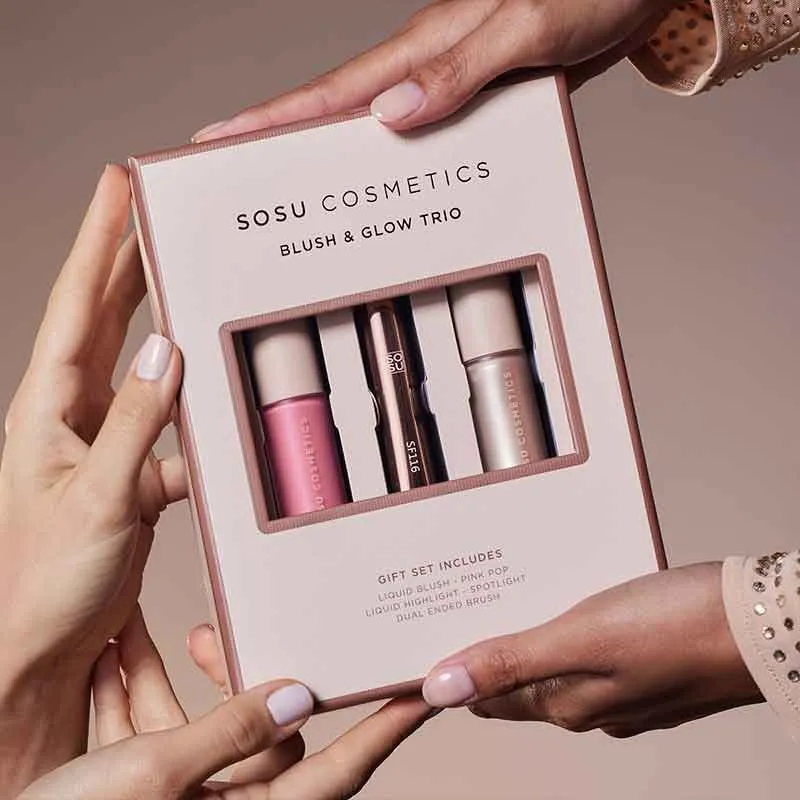 SOSU Cosmetics Blush & Highlight Set
