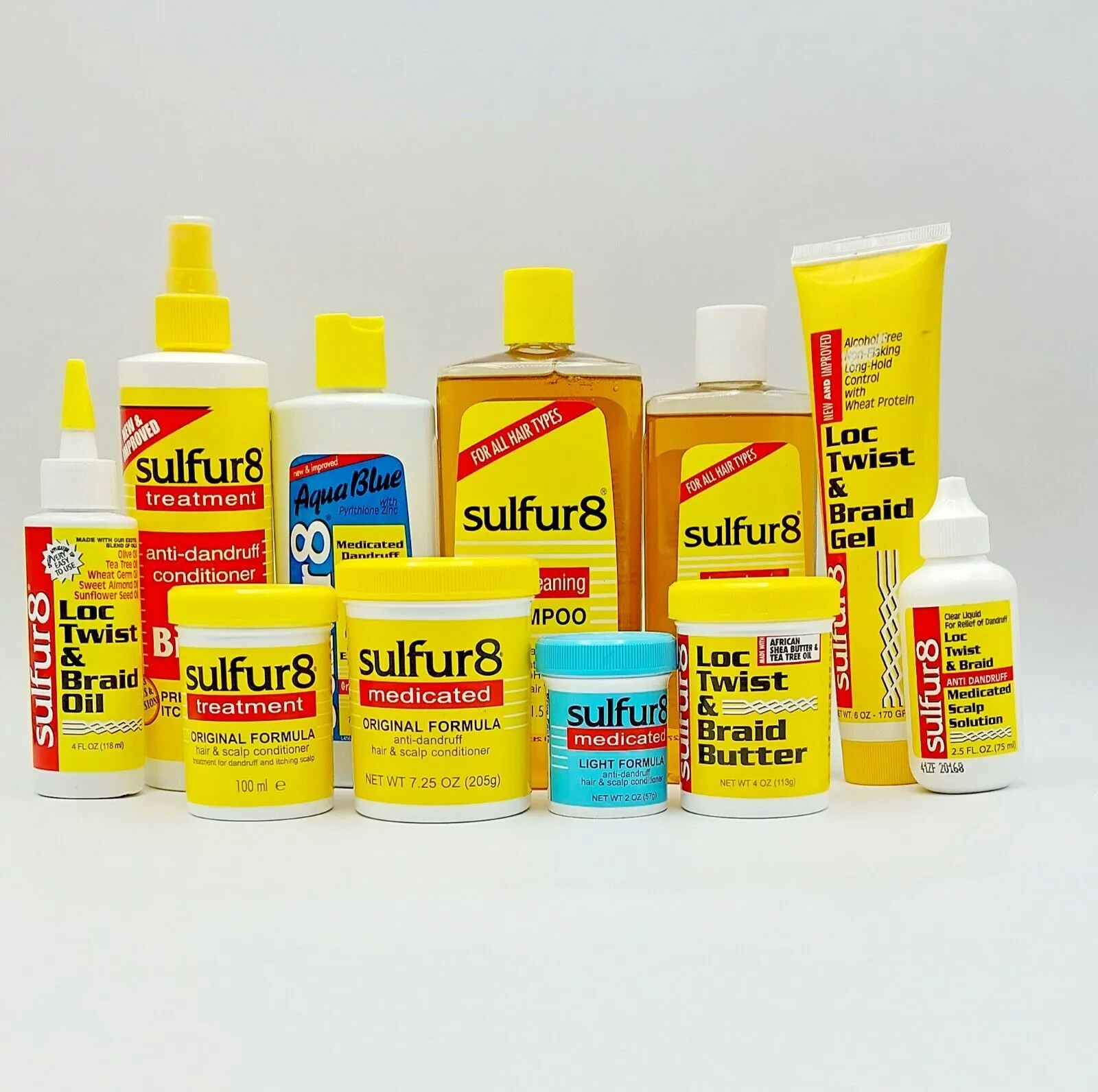 Sulfur8 | Hair & Scalp Care Oil Conditioner Spray Shampoo Products Full Range