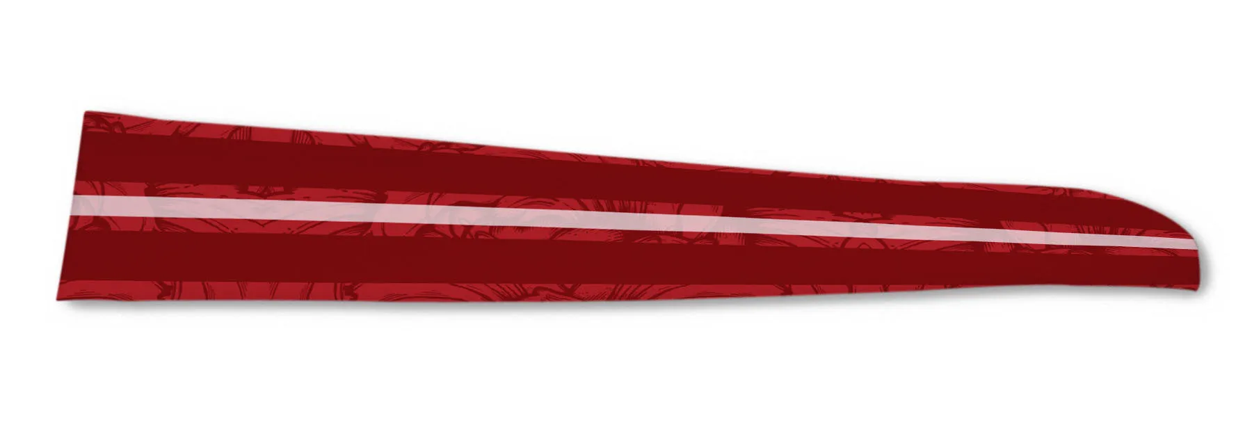 Tie Back Crimson Stripes (SKU 3093)