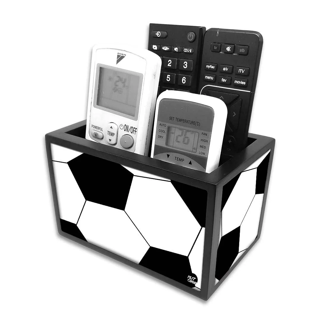 Trendy Tv Remote Caddy For TV / AC Remotes -  Football