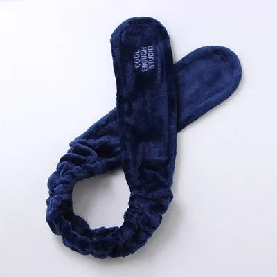 Women Comfortable Fashion Cute Big Ears Elastic Wash Face Bathe Hair Holder Headband
